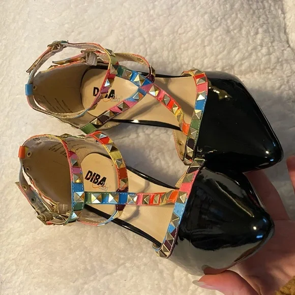 NWOT Studded Stiletto Heels - Picture 4 of 7